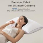 JOLLYVOGUE Pillows King Size Set of 2, Washable Supportive Bed Pillows with Supe... - Image 4