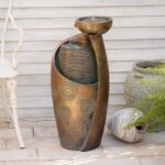Tankana Outdoor Water Fountain Feature Indoor Garden Large Jar Floor Standing Fo... - Image 3