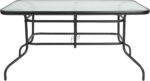 Flash Furniture Tory 31.5" x 55" Rectangular Tempered Glass Metal Patio Table wi... - Image 6