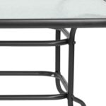 Flash Furniture Tory 31.5" x 55" Rectangular Tempered Glass Metal Patio Table wi... - Image 7