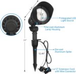DEWENWILS LED Low Voltage Landscape Lights, 14W 540LM 3000K 12V Aluminum Outdoor... - Image 5