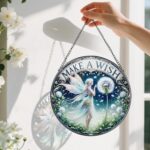Stained Glass Window Hanging, Pauyadu Fairy Sun Catchers, Stained Glass Suncatch... - Image 4
