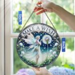 Stained Glass Window Hanging, Pauyadu Fairy Sun Catchers, Stained Glass Suncatch... - Image 5