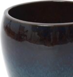 LuxenHome 12" Dia Gradient Blue Ceramic Pots for Plants, Large Indoor Outdoor Pl... - Image 4