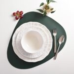 222 Fifth 12-Piece Porcelain Dinnerware Set for 4, Glossy White Plates and Bowls... - Image 5