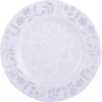 222 Fifth 12-Piece Porcelain Dinnerware Set for 4, Glossy White Plates and Bowls... - Image 7