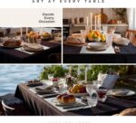 Leetaltree Sparkling Translucent White Sequin Woven Vinyl Placemats, Set of 4 - ... - Image 6