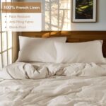 SONORO KATE 100% French Linen Duvet Cover, Soft Breathable for Hot Sleepers, Moi... - Image 3