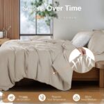 SONORO KATE 100% French Linen Duvet Cover, Soft Breathable for Hot Sleepers, Moi... - Image 6