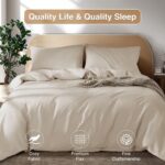 SONORO KATE 100% French Linen Duvet Cover, Soft Breathable for Hot Sleepers, Moi... - Image 7