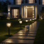 XMCOSY+ Solar Pathway Lights Outdoor, 2-Tone LED Waterproof Garden Outdoor Light... - Image 10