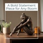 Elegant Resting Ballerina Sculpture for Home Decor - Decorative Figurine for Off... - Image 4