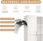 48" H Metal Kitchen Pantry Storage Cabinet, Freestanding Cupboard Storage Cabine... - Image 6