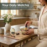 Matcha Whisk Set, 7-Piece Matcha Kit with Ceramic Bowl, Bamboo Whisk, Scoop, Sif... - Image 4