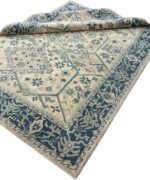 Handmade Traditional Vintage Area Rug | 100% Blended Wool | Timeless Persian-Ins... - Image 6