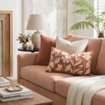 BlissBlush 12x20 Lumbar Pillow Cover, Brick Red Rectangular Decorative Throw Pil... - Image 6