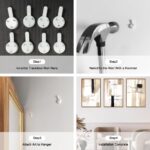 FWIEXA Modern Abstract Canvas Wall Art Set of 3, Framed Neutral Wall Decor, Larg... - Image 9
