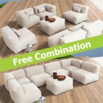 Dineli ANNYH CALALUNA 7Pc Patio Garden Furniture Sectional Conversation Set.Comb... - Image 7