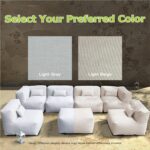 Dineli ANNYH CALALUNA 7Pc Patio Garden Furniture Sectional Conversation Set.Comb... - Image 10