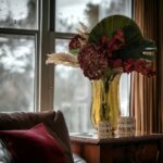 Extra Large Floor Vase | Model Everest Amber | Murano-Style Hand-Blown Art Glass... - Image 10
