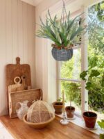 Hollyone Artificial Staghorn Fern Hanging Plants, Fake Boston Fern Hanging Plant... - Image 5