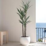 Artificial Tree 5.3ft Faux Agave Plant with 45 Leaves and 3 Realistic Trunks,Fak... - Image 7