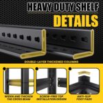 5-Tier Garage Shelving Heavy Duty, 2500LBS Garage Shelves, Adjustable Metal Shel... - Image 9