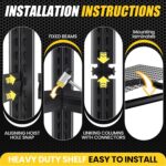 5-Tier Garage Shelving Heavy Duty, 2500LBS Garage Shelves, Adjustable Metal Shel... - Image 10