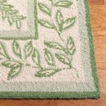 SAFAVIEH Chelsea Collection Area Rug - 6' x 9', Ivory & Light Green, Hand-Hooked... - Image 5