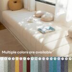 Couch Cushion 79x24x3.5in Teddy Fleece Medium Firm with Excellent Support Cat-Re... - Image 4