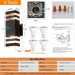 6 Pack Dusk to Dawn LED Outdoor Lighting,14W IP65 3000K 1100LM,Modern Outdoor Wa... - Image 6