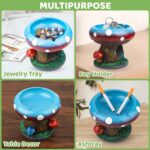Premium Mushroom Decor Statue Jewelry Holder Key Bowl, Sturdy and Stylish Decora... - Image 4