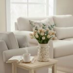 SIDUCAL Ceramic Rustic Vase with 2-Ear, 7.6 Inch Ice Cracked Vintage Pastoral Va... - Image 8