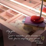 Boahaus Elara Extra-Large Vanity Desk with LED Mirror – Complete Makeup Station ... - Image 9