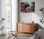 Black Girls Canvas Wall Art Butterfly and Bookshelf Painting Picture Wall Decor ... - Image 5