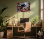 Black Girls Canvas Wall Art Butterfly and Bookshelf Painting Picture Wall Decor ... - Image 7