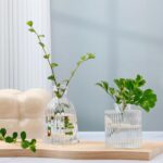 Mapoxy Glass Bud Vases Set of 4,Small Flower Vases for Wedding Centerpiece Table... - Image 4