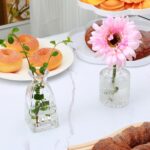 Mapoxy Glass Bud Vases Set of 4,Small Flower Vases for Wedding Centerpiece Table... - Image 5