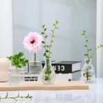 Mapoxy Glass Bud Vases Set of 4,Small Flower Vases for Wedding Centerpiece Table... - Image 7