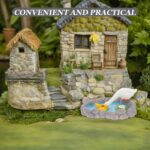 LUOZZY 2sets Mini Swan and Lotus Pond Decoration Miniature Fairy Garden Ornament... - Image 5