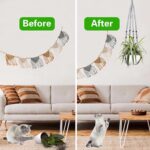 Macrame Plant Hanger 3 Pcs Indoor Outdoor Hanging Planter Holder Boho Handmade 3... - Image 4