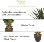 Nearly Natural 4ft Artificial Spiked Agave Plant, Faux Succulent Greenery for In... - Image 4