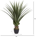Nearly Natural 4ft Artificial Spiked Agave Plant, Faux Succulent Greenery for In... - Image 5