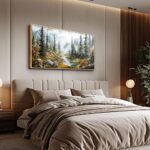 ERQINHUA Wall Decor For Bedroom Wall Art For Living Room Office Decorations Mist... - Image 6