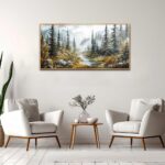 ERQINHUA Wall Decor For Bedroom Wall Art For Living Room Office Decorations Mist... - Image 8