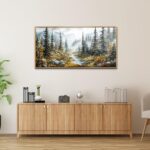 ERQINHUA Wall Decor For Bedroom Wall Art For Living Room Office Decorations Mist... - Image 9