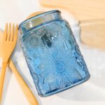 Custde Candy Jar with Airtight Wood Lid 23.7 fl oz Glass Vintage Storage Caniste... - Image 8