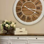 Set of 2 Ivory Bouclé Fabric Decorative Boxes with Wooden Handles, Modern Jewelr... - Image 8