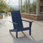 SAFAVIEH Outdoor Patio Furniture Collection - All Weather Federal Blue Adirondac... - Image 3
