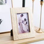 Kimdio 4x6 Picture Frame Resin Table Gold Photo Frames Rustic Frame with High De... - Image 3